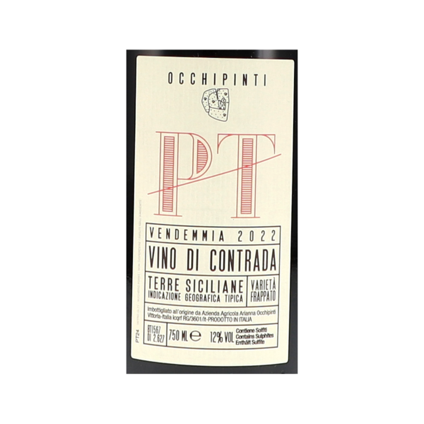 occhipinti pt pettineo vino di contrada igt sicilia label bd png