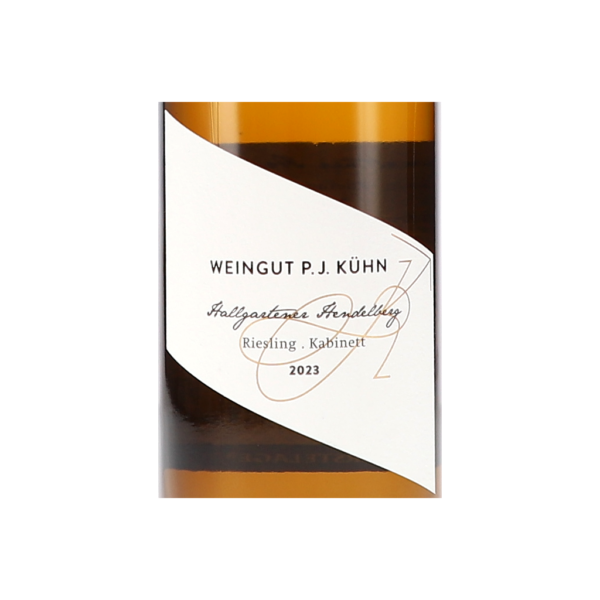 peter jakob kuhn riesling hallgarten hendelberg kabinett label ece png