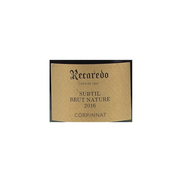 recaredo subtil brut nature label e png