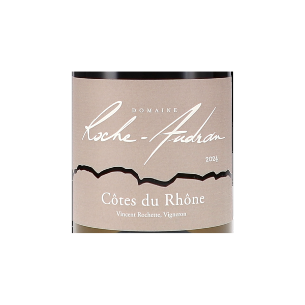 roche audran cotes du rhone blanc aoc label edc png