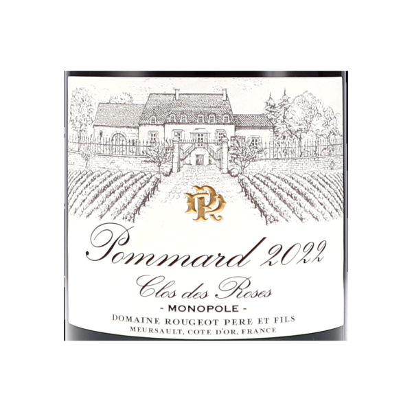 rougeot pere fils pommard clos des roses monopole aoc ml magnum label faed png