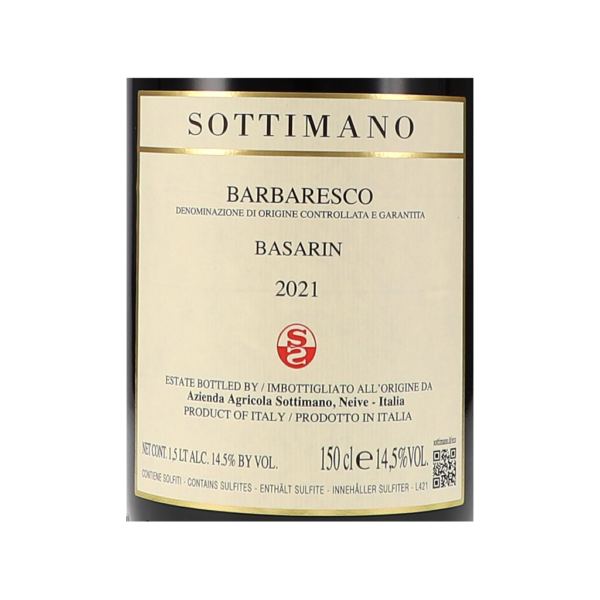 sottimano basarin barbaresco docg ml magnum label bef png