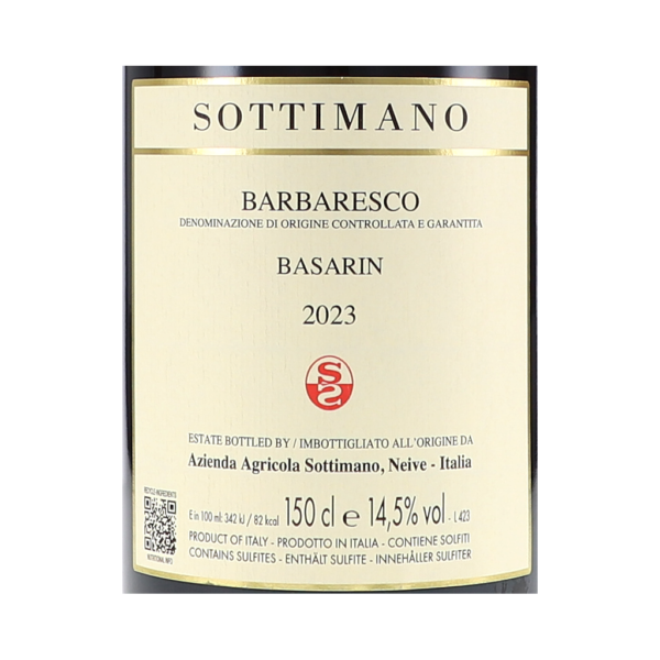 sottimano basarin barbaresco docg ml magnum label febb png