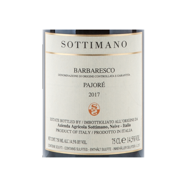 sottimano pajore barbaresco docg label ee png