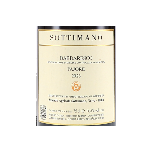 sottimano pajore barbaresco docg label bc png