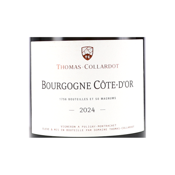thomas collardot bourgogne cote d or blanc aoc ml magnum label de png