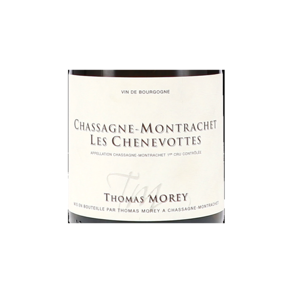 thomas morey chassagne montrachet er cru les chenevottes aoc label bdd png