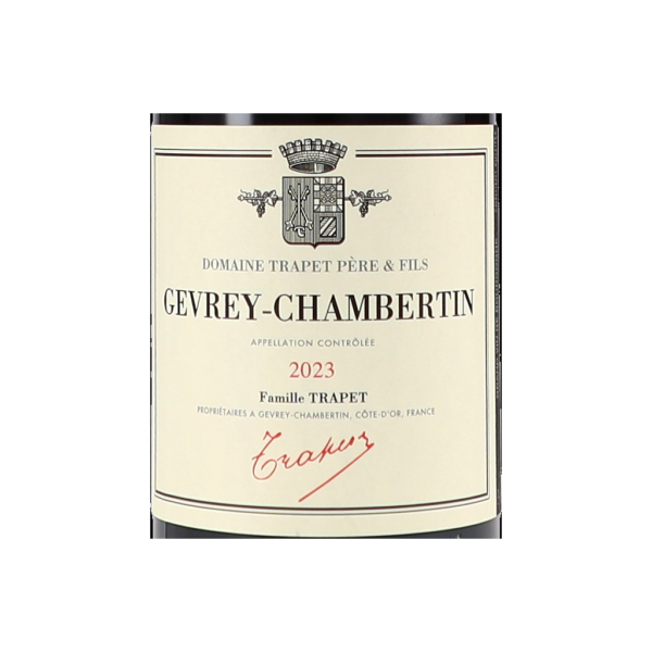 trapet pere fils gevrey chambertin cuvee ostrea aoc label ba png