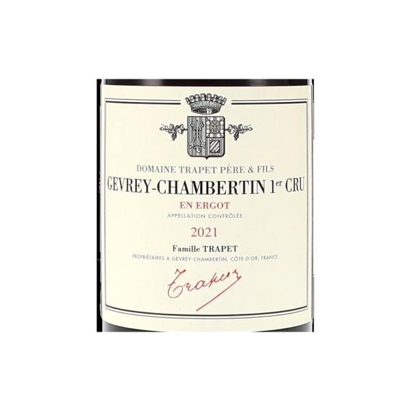 trapet pere fils gevrey chambertin en ergot er cru label f png