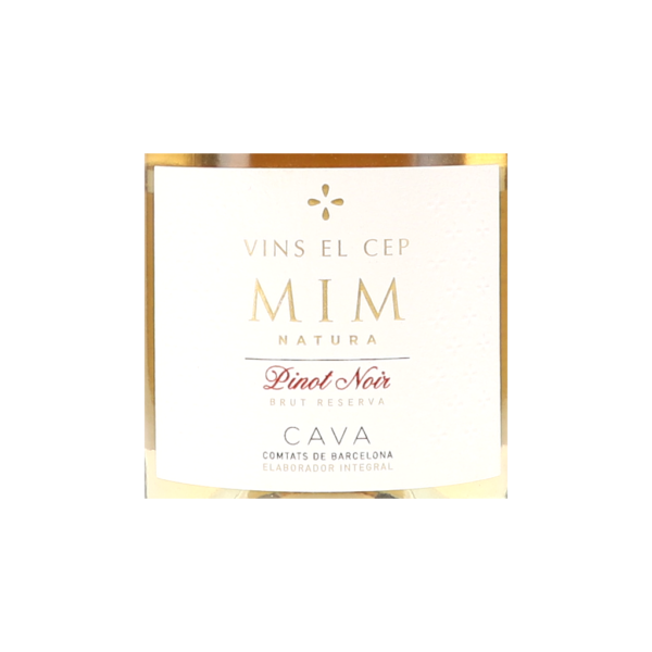 vins el cep mim natura pinot noir rosat brut reserva label ddc png