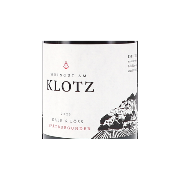 weingut am klotz spatburgunder kalk und loss label caa png