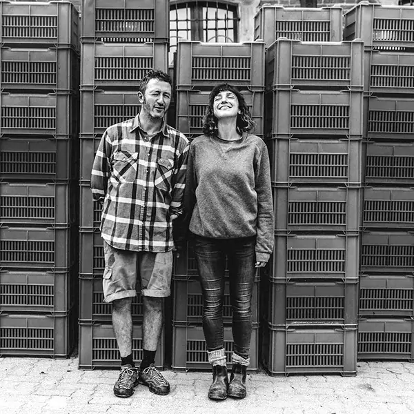 Luca Faccenda and Carolina Roggero Luca Faccenda and Carolina Roggero from the Valfaccenda estate