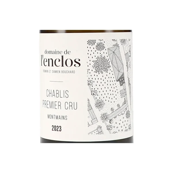 de l enclos chablis er cru montmains aoc label f webp