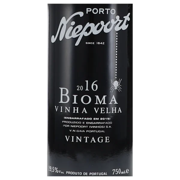 niepoort porto bioma vintage vinha velha vinho do porto doc label facf webp