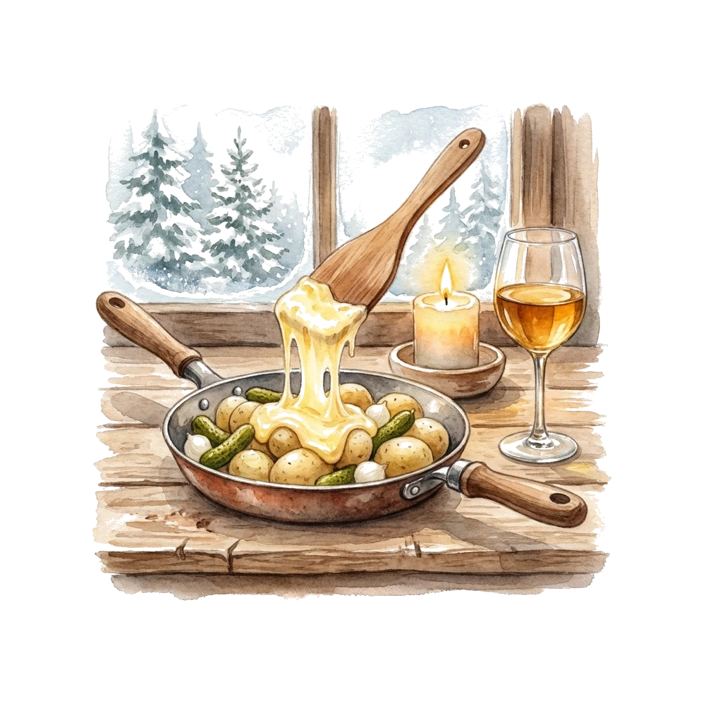 Wein zu Raclette
